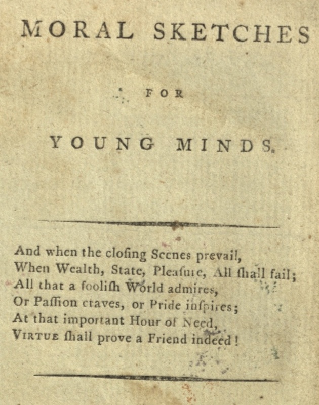 Moral Sketches for Young Minds