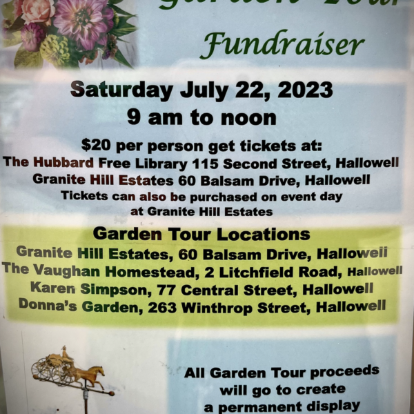 Saturday, July 22, 2023: Garden Tour Weathervane Fundraiser